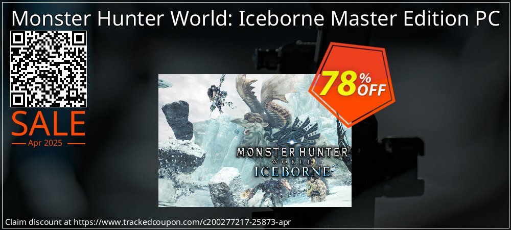 Monster Hunter World: Iceborne Master Edition PC coupon on Easter Day deals