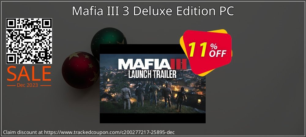 Mafia III 3 Deluxe Edition PC coupon on National Walking Day offering sales