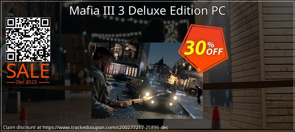 Mafia III 3 Deluxe Edition PC coupon on World Party Day super sale