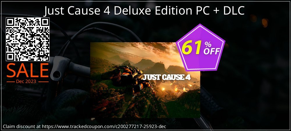 Just Cause 4 Deluxe Edition PC + DLC coupon on Easter Day super sale