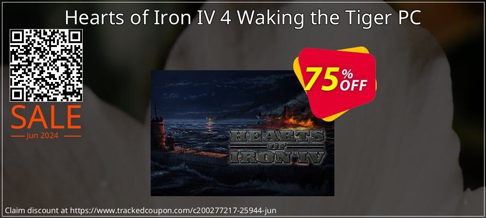 Hearts of Iron IV 4 Waking the Tiger PC coupon on National Smile Day deals