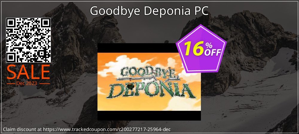 Goodbye Deponia PC coupon on Tell a Lie Day offer