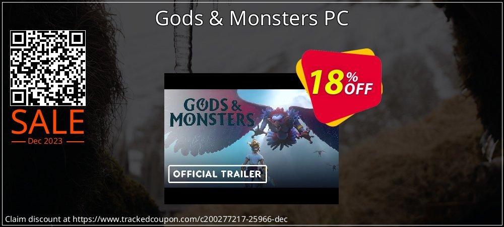 Gods & Monsters PC coupon on World Party Day offering discount