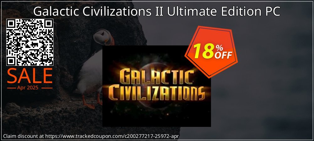 Galactic Civilizations II Ultimate Edition PC coupon on Working Day offer