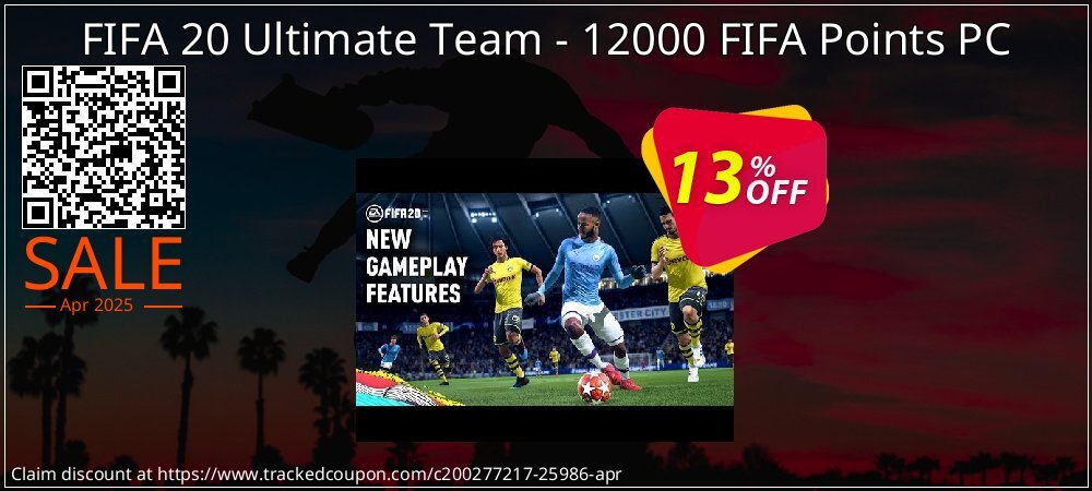 FIFA 20 Ultimate Team - 12000 FIFA Points PC coupon on World Party Day super sale