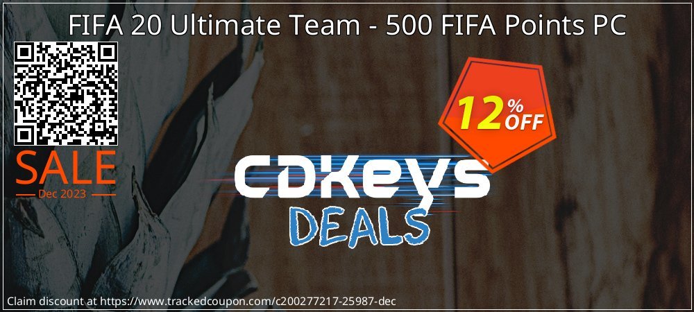 FIFA 20 Ultimate Team - 500 FIFA Points PC coupon on April Fools' Day discounts