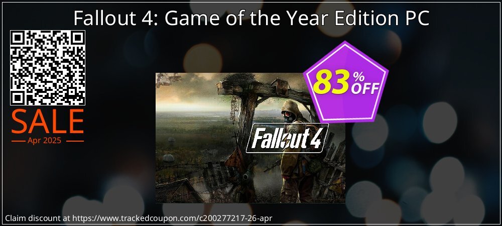 Fallout 4: Game of the Year Edition PC coupon on World Party Day offer