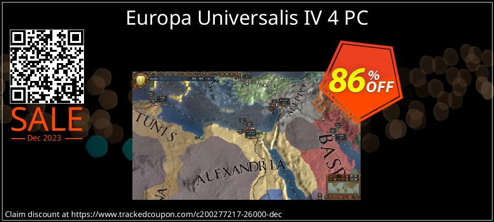 Europa Universalis IV 4 PC coupon on National Walking Day offer
