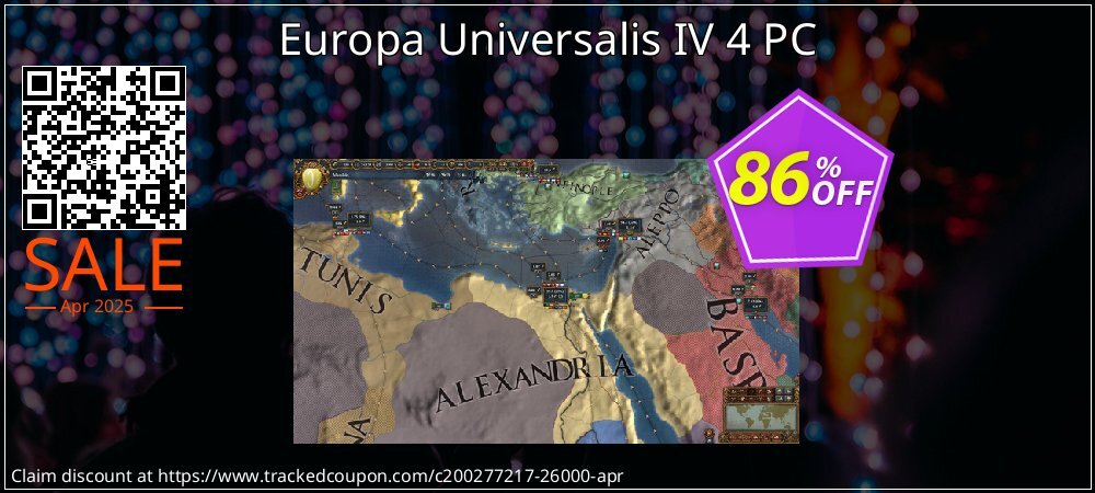 Europa Universalis IV 4 PC coupon on National Walking Day offer