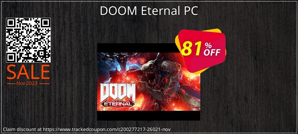 DOOM Eternal PC coupon on Mountain Day sales