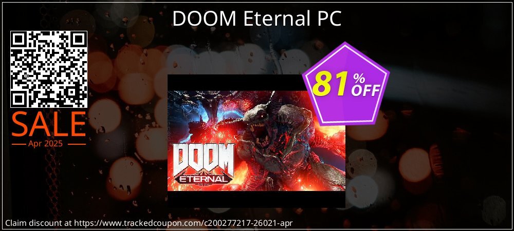 DOOM Eternal PC coupon on World Party Day offering sales