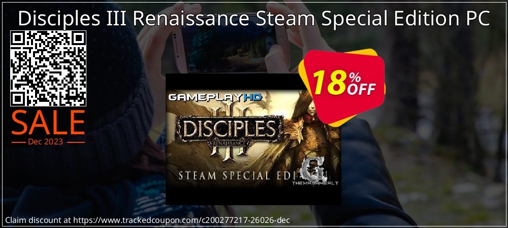 Disciples III Renaissance Steam Special Edition PC coupon on Video Game Day offering discount