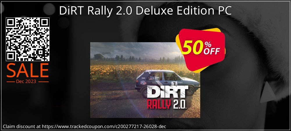 DiRT Rally 2.0 Deluxe Edition PC coupon on Virtual Vacation Day offer