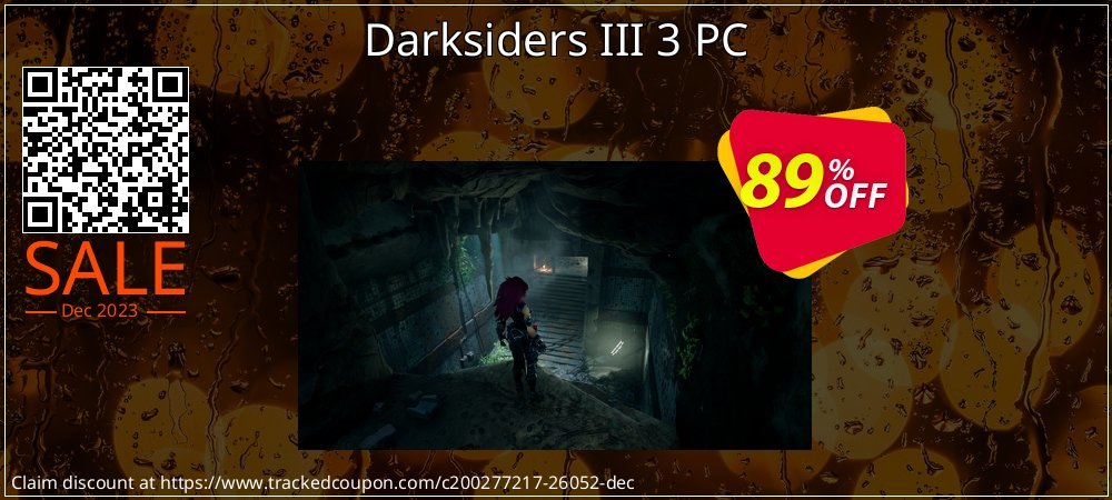 Darksiders III 3 PC coupon on Working Day deals