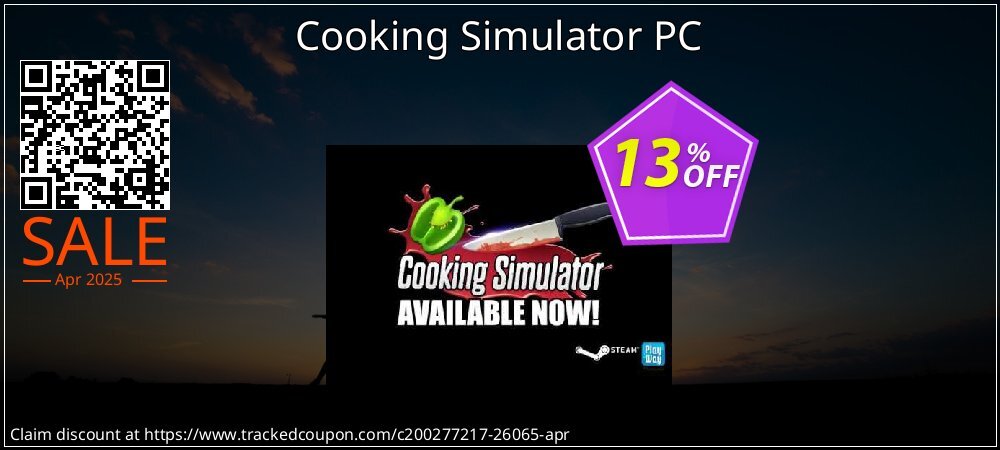 Cooking Simulator PC coupon on National Walking Day offering discount