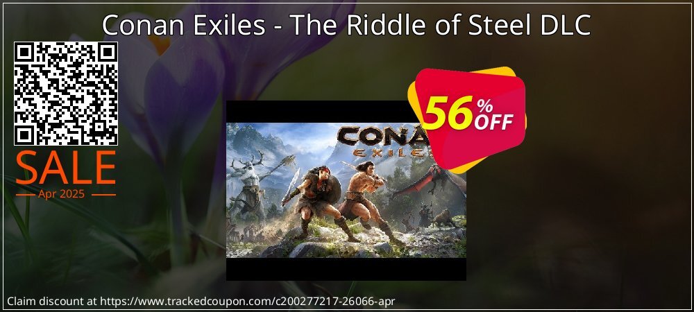 Conan Exiles - The Riddle of Steel DLC coupon on World Party Day offering sales