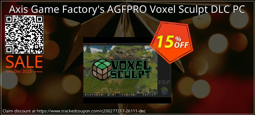 Axis Game Factory's AGFPRO Voxel Sculpt DLC PC coupon on World Party Day offering sales