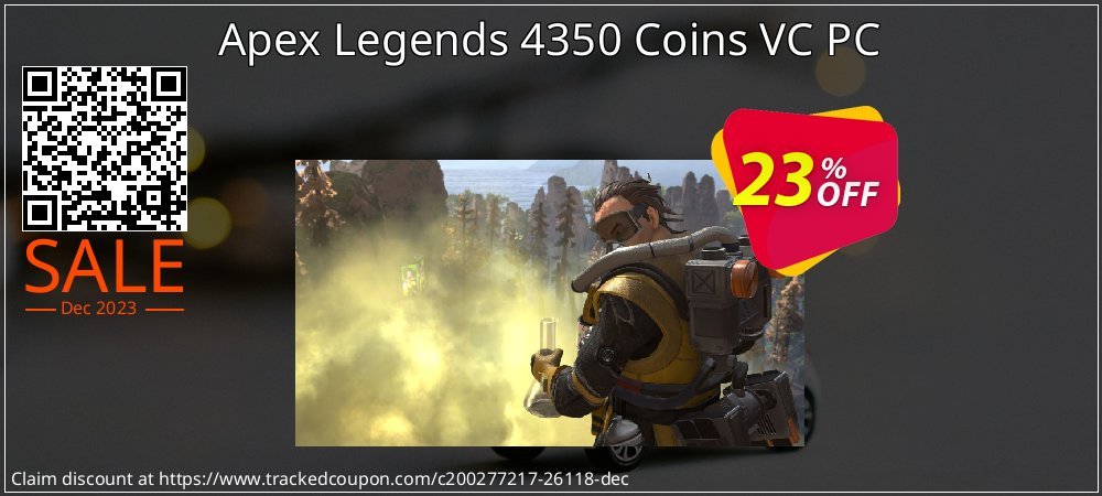 Apex Legends 4350 Coins VC PC coupon on Virtual Vacation Day offer