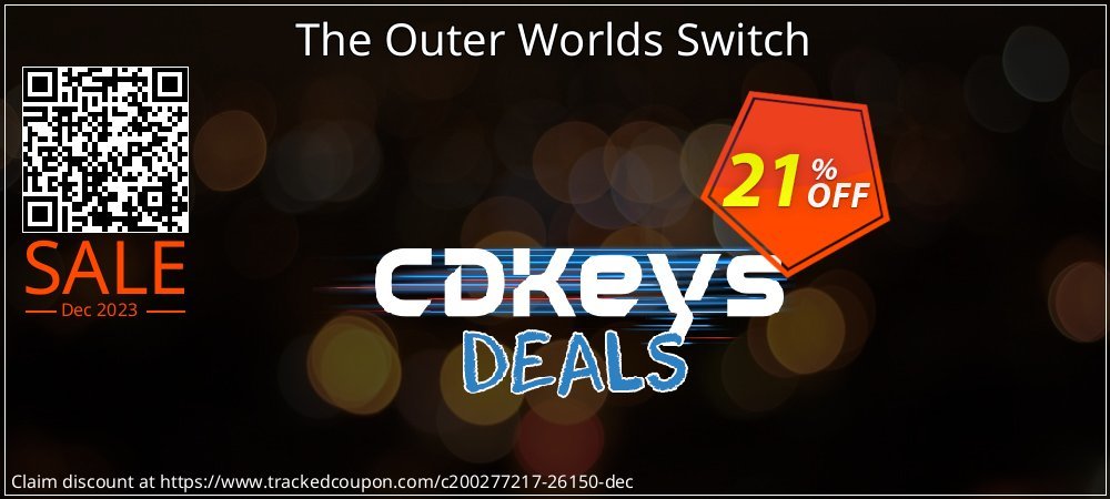 The Outer Worlds Switch coupon on National Walking Day promotions