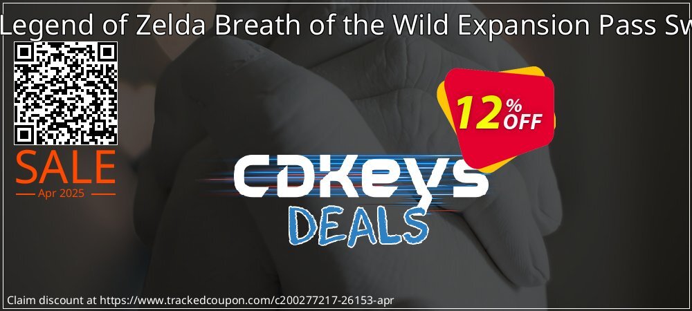 The Legend of Zelda Breath of the Wild Expansion Pass Switch coupon on Mario Day deals