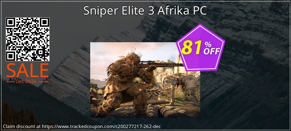 Sniper Elite 3 Afrika PC coupon on April Fools' Day offering discount