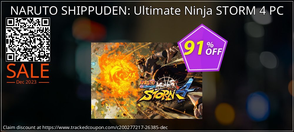 NARUTO SHIPPUDEN: Ultimate Ninja STORM 4 PC coupon on World Backup Day promotions