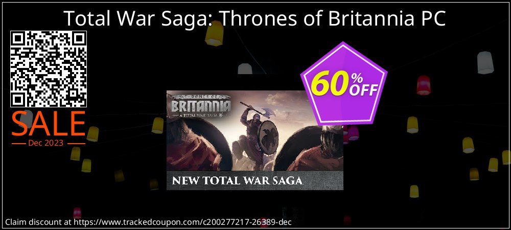 Total War Saga: Thrones of Britannia PC coupon on World Password Day offering sales