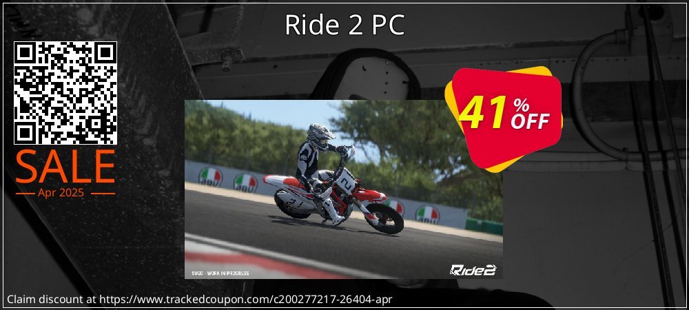 Ride 2 PC coupon on April Fools' Day sales