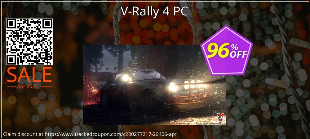 V-Rally 4 PC coupon on World Party Day discount