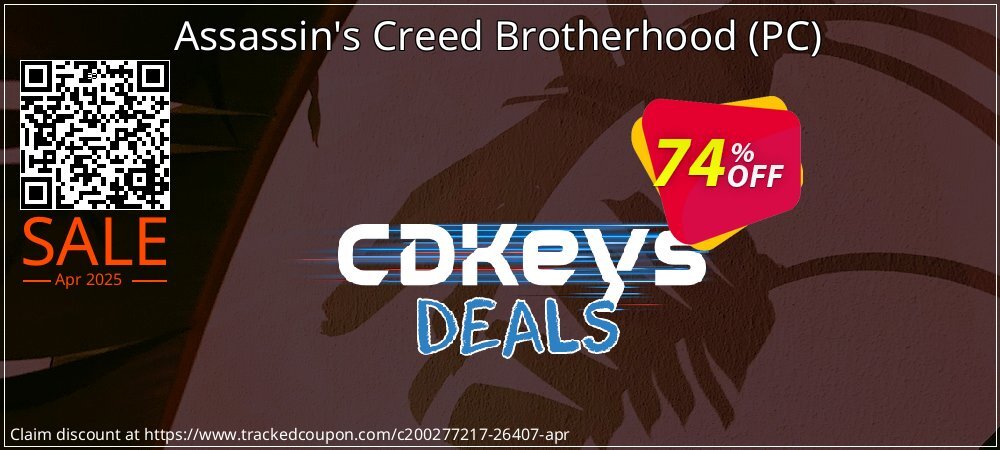 Assassin's Creed Brotherhood - PC  coupon on April Fools' Day offering discount