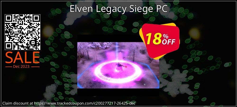 Elven Legacy Siege PC coupon on National Walking Day offering discount