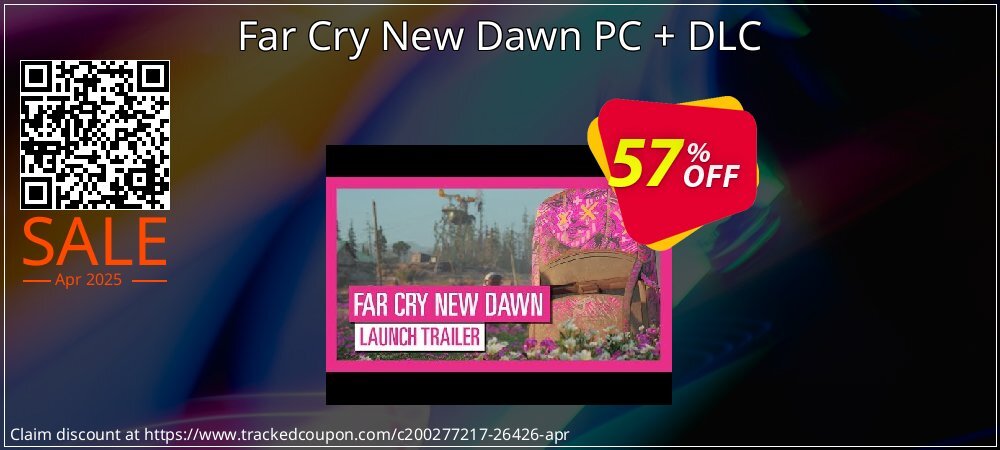 Far Cry New Dawn PC + DLC coupon on World Party Day offering sales