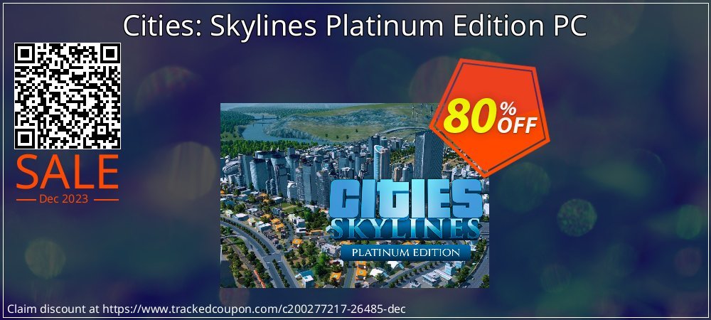 Cities: Skylines Platinum Edition PC coupon on National Walking Day deals