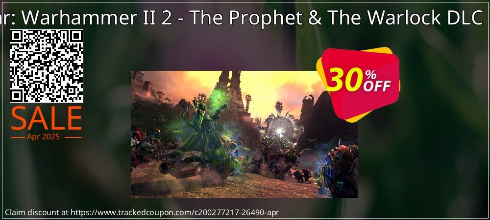 Total War: Warhammer II 2 - The Prophet & The Warlock DLC PC - WW  coupon on National Walking Day super sale