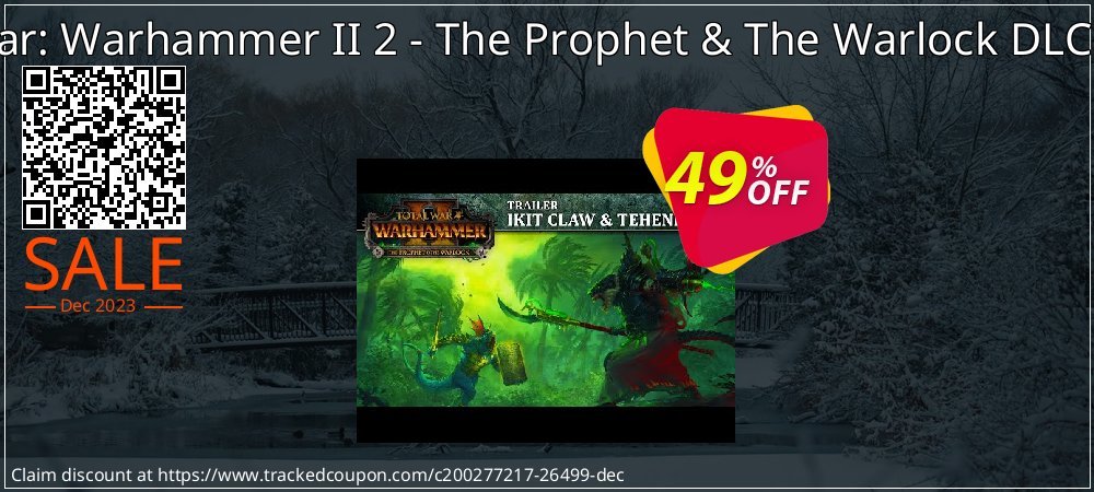 Total War: Warhammer II 2 - The Prophet & The Warlock DLC PC - EU  coupon on Tell a Lie Day super sale