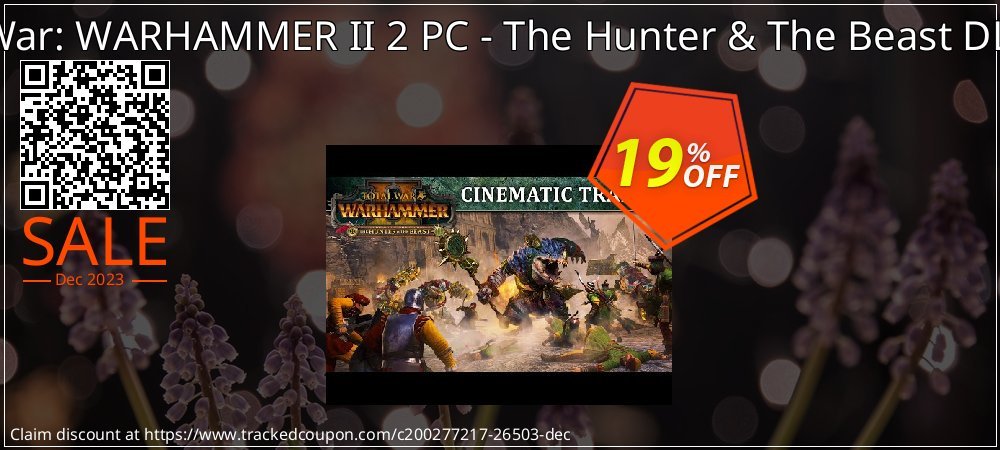 Total War: WARHAMMER II 2 PC - The Hunter & The Beast DLC - EU  coupon on Virtual Vacation Day sales