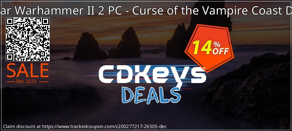 Total War Warhammer II 2 PC - Curse of the Vampire Coast DLC - EU  coupon on National Walking Day discount