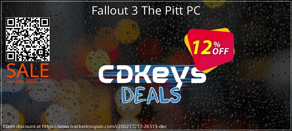 Fallout 3 The Pitt PC coupon on Easter Day offer