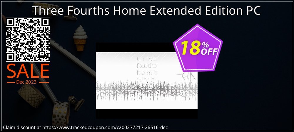 Three Fourths Home Extended Edition PC coupon on World Party Day offering sales
