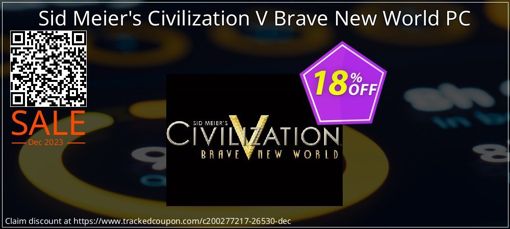 Sid Meier's Civilization V Brave New World PC coupon on National Walking Day deals