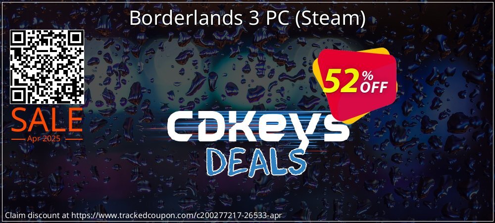 Borderlands 3 PC - Steam  coupon on Virtual Vacation Day discount