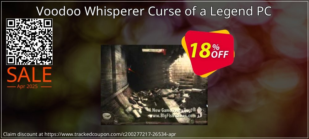 Voodoo Whisperer Curse of a Legend PC coupon on Earth Hour offering discount