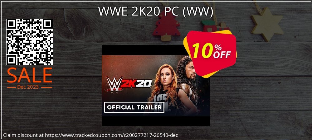 WWE 2K20 PC - WW  coupon on National Walking Day offer