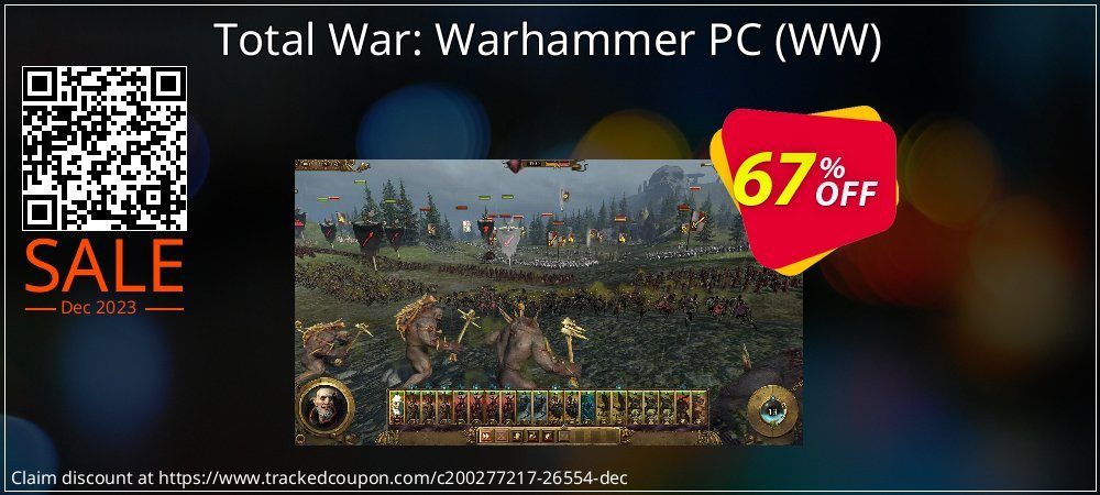 Total War: Warhammer PC - WW  coupon on Tell a Lie Day discounts