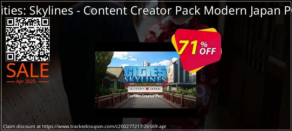 Cities: Skylines - Content Creator Pack Modern Japan PC coupon on Tell a Lie Day offering discount