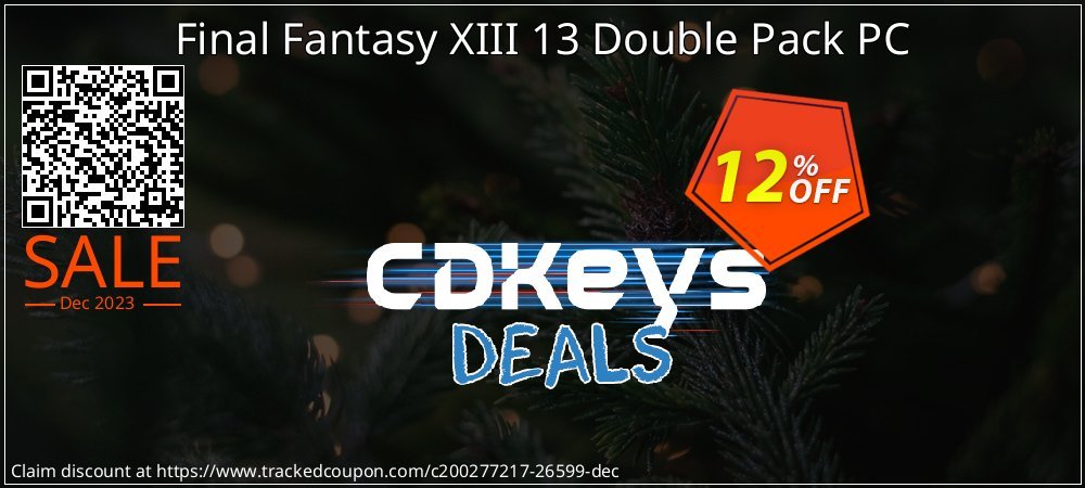 Final Fantasy XIII 13 Double Pack PC coupon on Tell a Lie Day discounts