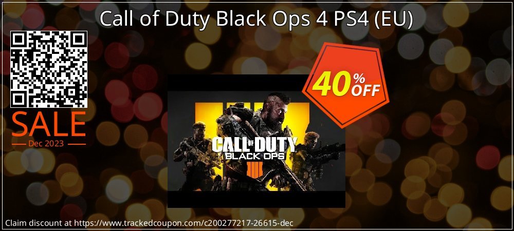Call of Duty Black Ops 4 PS4 - EU  coupon on National Walking Day offering sales