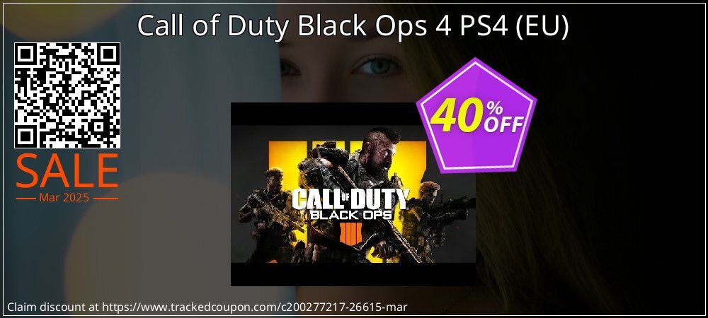 Call of Duty Black Ops 4 PS4 - EU  coupon on National Walking Day offering sales