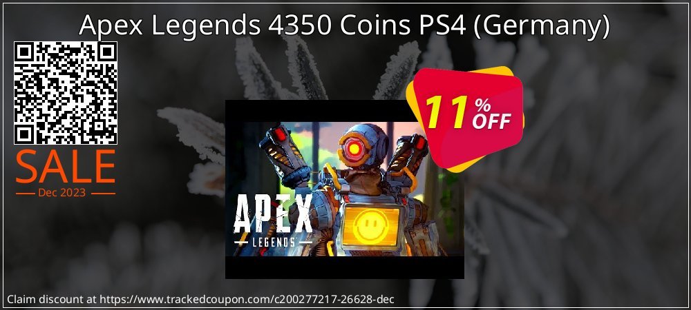 Apex Legends 4350 Coins PS4 - Germany  coupon on Easter Day sales