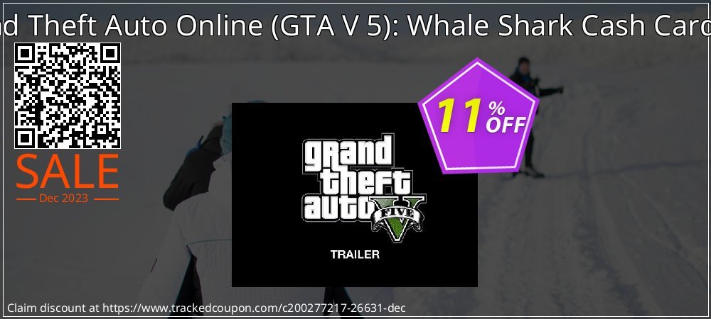 Grand Theft Auto Online - GTA V 5 : Whale Shark Cash Card PS4 coupon on World Party Day discount